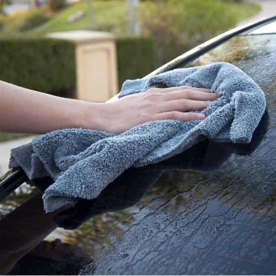 Coral Fleece Edgeless Polishing Towel | 500 GSM | 40x40CM